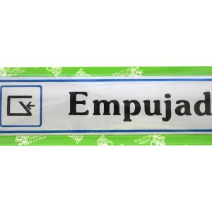 PLACA ADH EMPUJAD 175X040MM