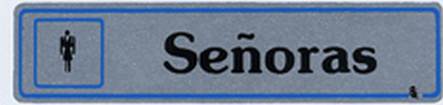 PLACA ADH SEÑORAS 175X040MM