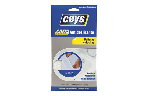 ANTIDESLIZANTE TIRAS 2,5CMX25M