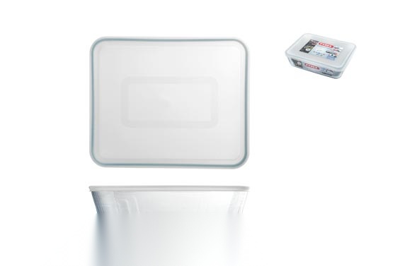 HERMETICO RECT C/TAPA 0,8LT R