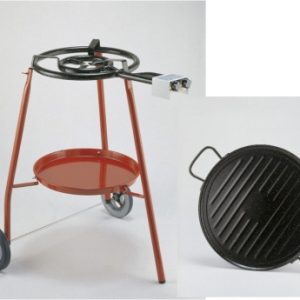 PAELLERO 2 FUEGOS 40CM+46 CMS