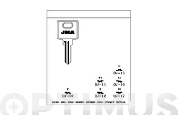 LLAVE ACERO JMA OJ-12