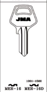 LLAVE ACERO JMA MER-16D