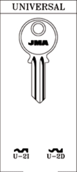LLAVE ACERO JMA U-2D
