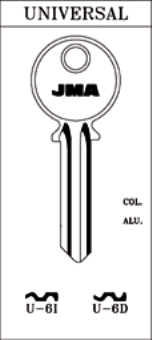 LLAVE ACERO JMA U-6I