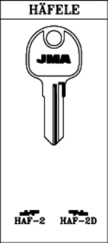 LLAVE ACERO JMA HAF-2D