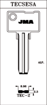 LLAVE ALPACA JMA TEC-2