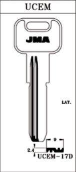 LLAVE LATON JMA UCEM-17D