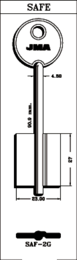 LLAVE LATON JMA SAF-2G