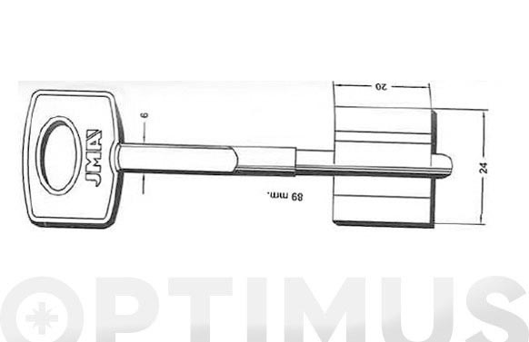 LLAVE LATON JMA EZ-2G