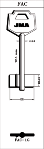 LLAVE LATON JMA FAC-1G