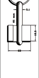 LLAVE LATON JMA EUT-2G