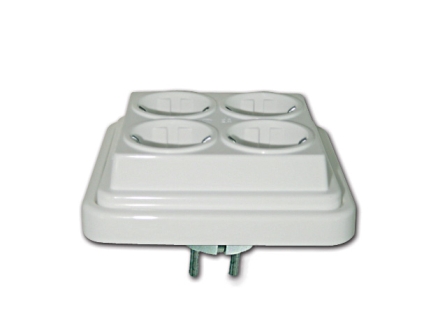 BASE ENCHUFE 4T-TT KRISTAL BLA