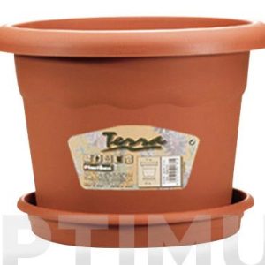 MACETA 30 CM PVC TERRACOTA