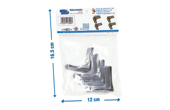 PIE ESTANTERIA P40 40X40MM MO