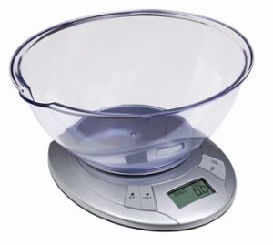 BALANZA ELECTR. CON RECIPIENTE