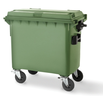 CONTENEDOR C/RUED T/PL 800L