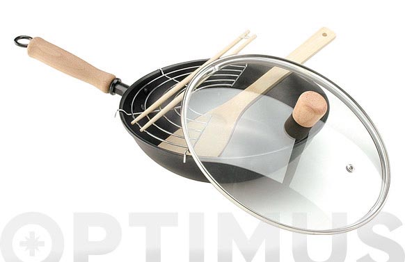 SARTEN COC WOK 28CM ACERO OROL