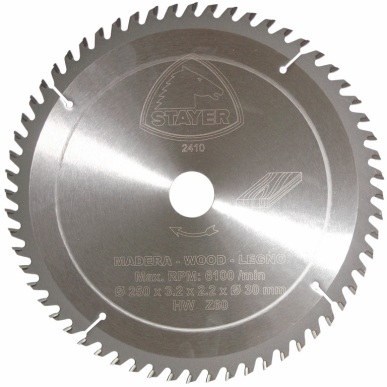 DISCO CORTE 250X3,2X30 MM WIDI