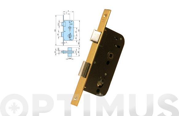 CERRADURA C/CU 23X40MM 45/70HL