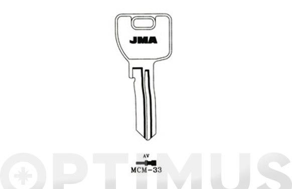 LLAVE ACERO JMA MCM-33