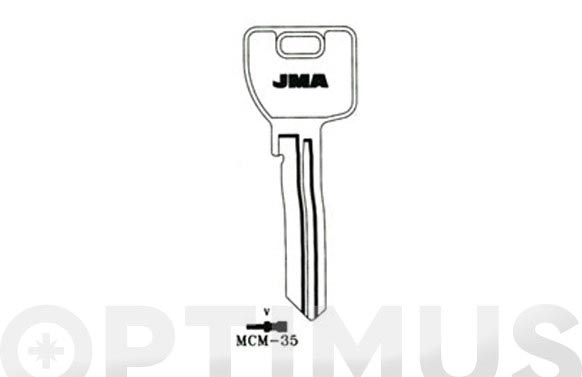 LLAVE ACERO JMA MCM-35