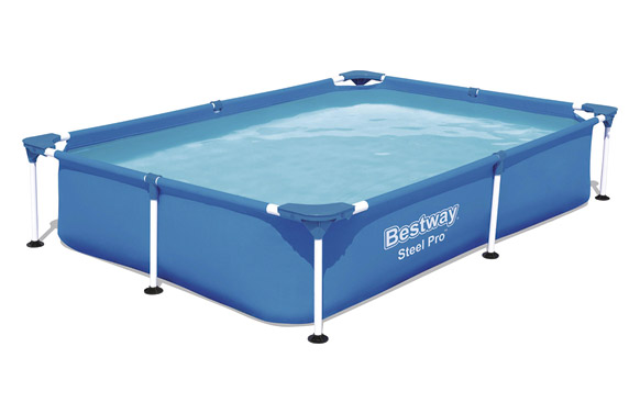 PISCINA PVC 221X150X43CM STEEL
