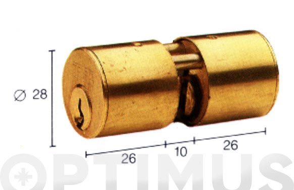 CILINDRO 2000 LATON 500000LT Ø