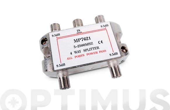 DISTRIBUIDOR COAXIAL 1 ENT/4 S