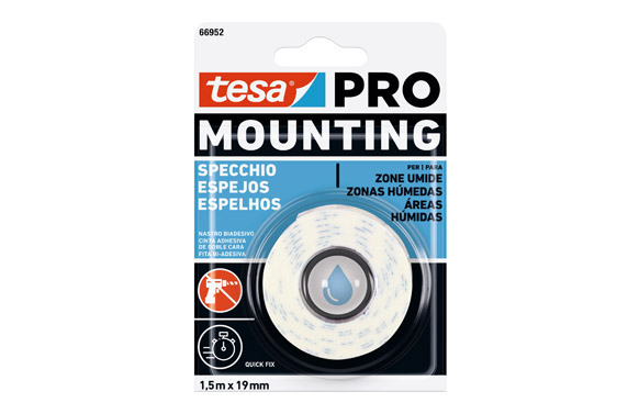 CINTA ADH D/CARA ESPEJOS 19MMX