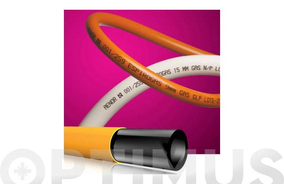 MANGUERA BUTANO Ø INT 9MM Ø EX