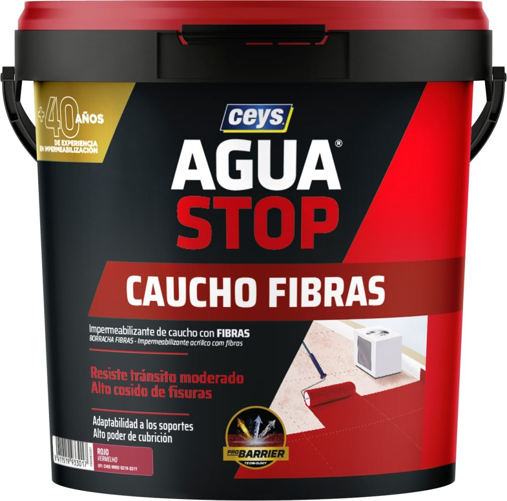 AGUASTOP FIBRAS 5 KG ROJO