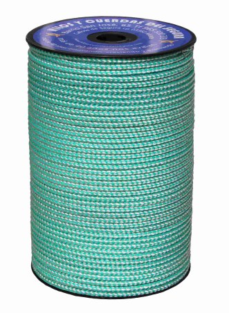 CUERDA TRENZ. 05MM BL/VE 200 M