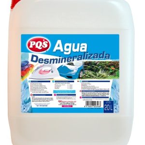 AGUA DESMINERALIZADA 20 LT PQS