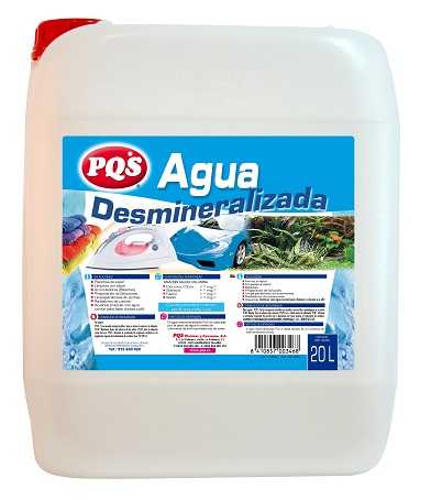 AGUA DESMINERALIZADA 20 LT PQS