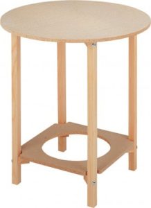 MESA CON AGUJERO 80CM