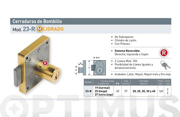 CERRAD. SOBREP. 23R/25 LTDO. B