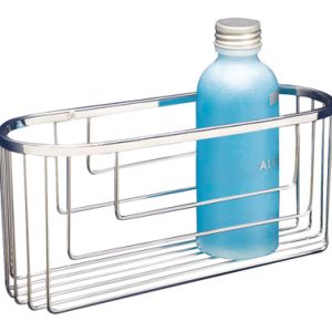 CESTILLO OVAL 30X11X13CM CROMO