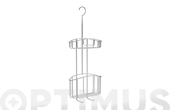 CESTILLO GANCHO 2 ALTURAS CROM