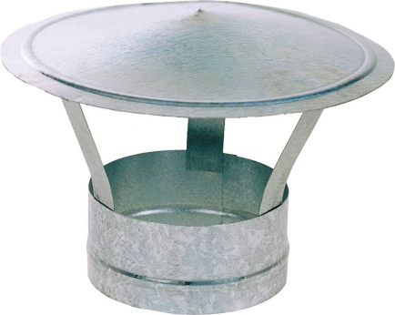 SOMBRERETE T/ESTUFA 150MM GALV