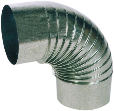 CODO T/ESTUFA 90º 100 MM AC