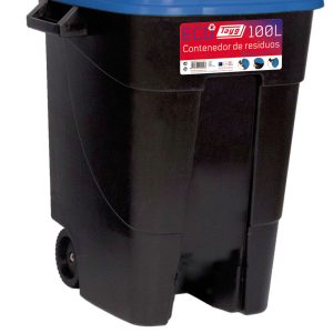 CONTENEDOR BAS. C/RUED NEG.T/A