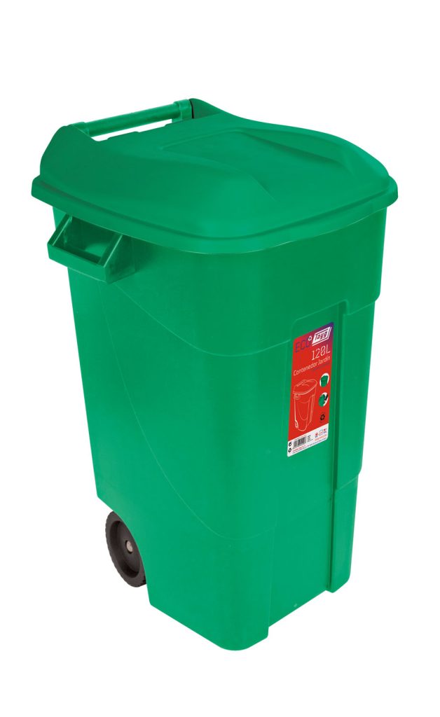 CONTENEDOR C/RUED TAPA 120 LT