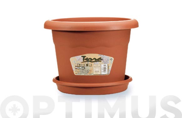 PLATO 16CM PL TERRACOTA
