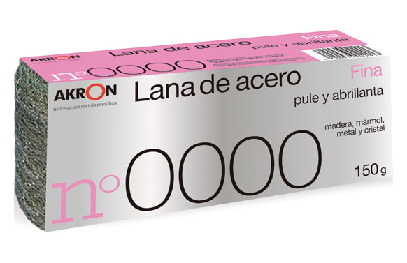 LANA ACERO FINA Nº0000 150G AK