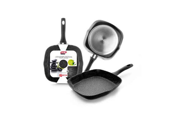 GRILL PLANCHA 28CM NATURA IBIL