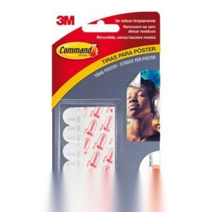 ADHESIVO POSTER BLANCO 12 PZ C