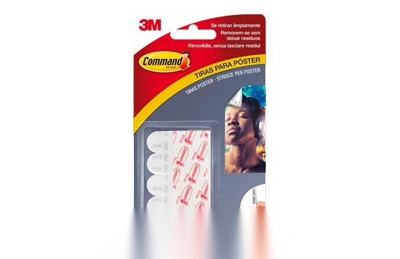 ADHESIVO POSTER BLANCO 12 PZ C
