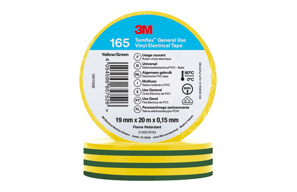 CINTA 20MT X 19MM AMARILLO/VER