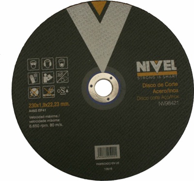 DISCO CORTE 230X1,8X22 MM